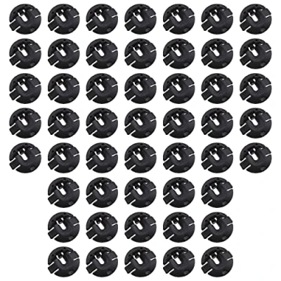 Abbildung von ECSiNG 50 Stück Auto Innen Radlauf Clips Klammern Spritzschutz Plastikklips Halter 4F0825429A Kompatibel mit Audi A1 A4 A5 A6 A7 Q5 Schwarz