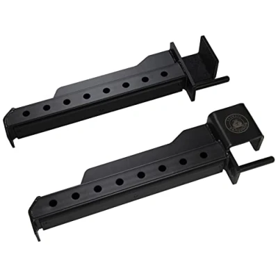Abbildung von Signature Fitness SF 3 Power Cage Squat Rack, 0,7 kg Kapazität, 7,6 x cm, inklusive J Haken und Sicherheitsgurten, weiteres optionales Zubehör, Spotterarme