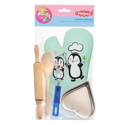 Abbildung von Kinder Backset mit Topfhandschuh &quot;Pinguin&quot; und Backzubeh&ouml;r
