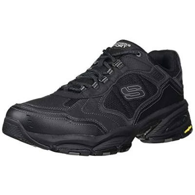 Abbildung von Skechers Herren Vigor 3.0 Sneaker, Black Leather Mesh Pu Trim, 41 EU