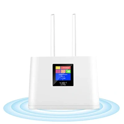 Abbildung von 4g LTE Router mit SIM Karte, KuWFi 300Mbps Wireless WLAN Steckplatz Für Zuhause/Büro Unterstützt B1/B3/B5/B7/B8/B20, 10 WiFi Benutzer