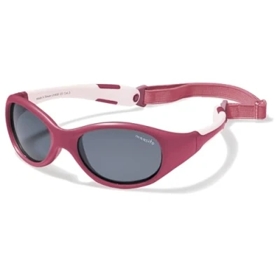 Abbildung von Mausito Sonnenbrille Kinder 2 4 Jahre Mädchen VERGLEICHSSIEGER Kindersonnenbrille 100% UV Schutz BIEGSAM Schadstofffreie mit Band Europäisches Design für gemacht