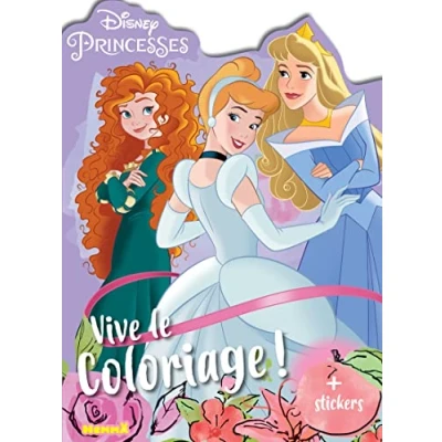 Abbildung von Disney Princesses Vive le coloriage ! (Merida, Cendrillon, Aurore)