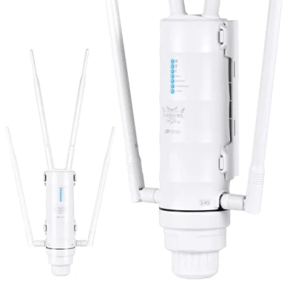 Abbildung von WLAN Repeater Outdoor Wasserdicht FLASHOWL WiFi Range Extender Aaussenantenne Amplifier