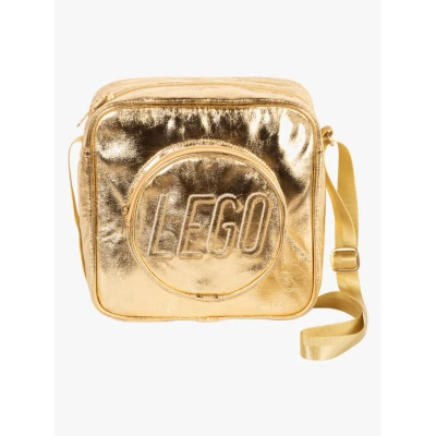 Abbildung von LEGO Brick Crossbody Handtasche Gold Umhängetasche, Gold, Einheitsgröße,