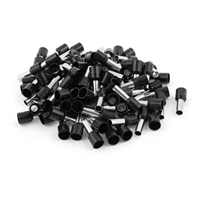 Abbildung von sourcing map 100 Stück 10mm2 Crimp Kabelende Terminal Bootlace Endstück Verbinder de