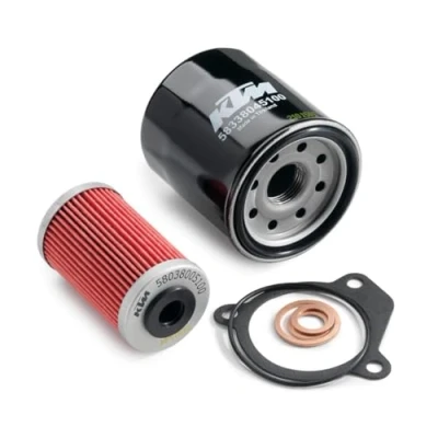 Abbildung von KTM Ölfilterkit Filterset OEM 00050000061 640 LC4 Supermoto, Adventure, Enduro, 625 SMC, SCX, Duke II, 660 Rally Factory Replica Modelljahre 2004 bis 2007