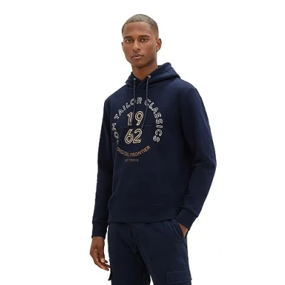Abbildung von TOM Tailor Kapuzenpullover, Herren, Größe: XL, Sky captain blue