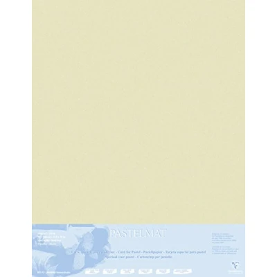 Abbildung von Clairefontaine 396015C Zeichenbögen (Packung mit 5 Bögen Pastelmat auf Karton kaschiert, 1800 µm, 70 x 100 cm, ideal für Trockentechniken und Pastell) sand