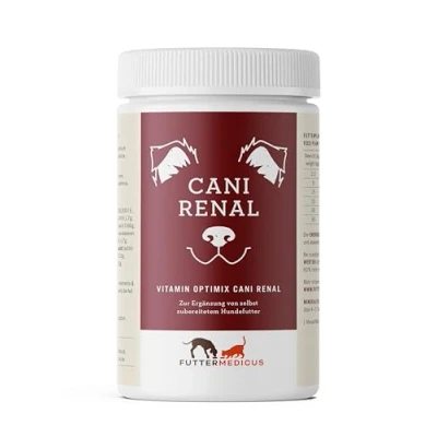 Abbildung von Futtermedicus Vitamin Optimix Renal 500 g Ergänzungsfuttermittel Für Hunde die Protein und phosphorarme Koch Barf Diät Zur Unterstützung der Nierenfunktion