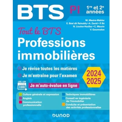 Abbildung von Tout le BTS Professions immobilières 2024 2025: 1re et 2e années (2024 2025)