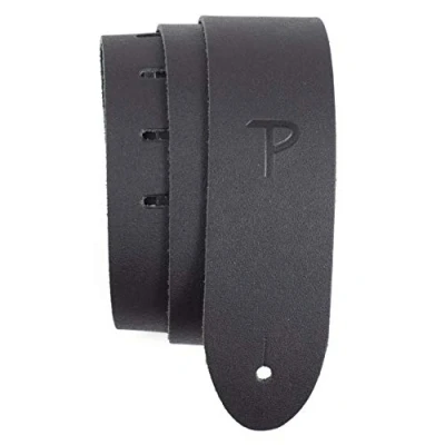 Abbildung von Perri&#039;s Leathers Ltd. 1 Gitarrengurt Verstellbare Länge E Gitarre, Akustikgitarre und Bass Leder Schwarz Breite 5 cm (B20 177)