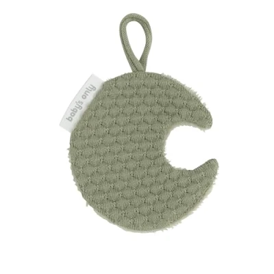 Abbildung von Baby&#039;s Only Schnullertuch Sky Herzförmige Nuckeltuch aus Baumwolle mit Teddystoff 20x20 cm für Jungen und Mädchen Urban Green