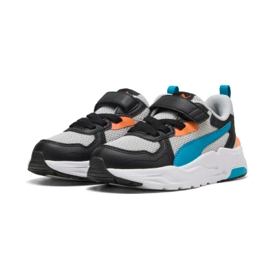 Abbildung von Puma Trinity LITE Unisex Sneaker low für Kinder, Größe: 31, Cool light gray/tropical blue/black Schuhe