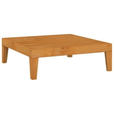 Abbildung von vidaXL Akazienholz Massiv Gartentisch Beistelltisch Couchtisch Tisch Hocker Holztisch Sitzhocker Fußhocker Gartenhocker 68,5x68,5x24cm