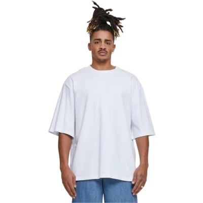 Abbildung von Build Your Brand Herren BY256 Oversized Sleeve Tee T Shirt, White, L