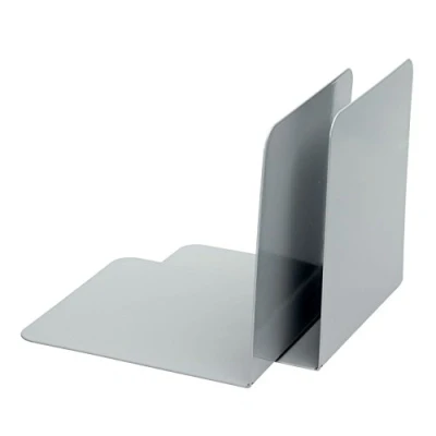 Abbildung von ALCO Albert 4302 29 Buchstützen aus Metall 130x140x140 mm, Inh.2, grau