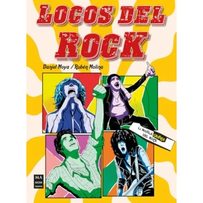 Abbildung von Locos del rock: Jim Morrison, Keith Moon, Freddie Mercury y Nikki Sixx: cuatro nombres que brillaron se consumieron a la velocidad rock