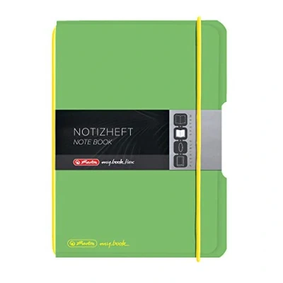 Abbildung von Herlitz 11361581 Notizheft My Book flex A6, 40 Blatt kariert, hellgrün