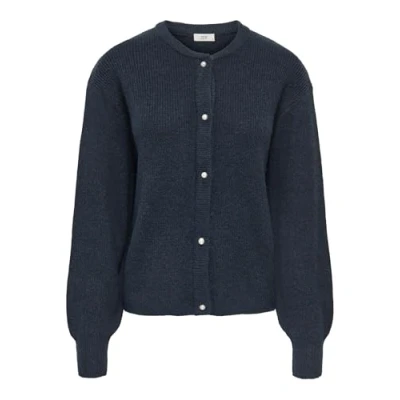 Abbildung von JDY Jdylumi LIFE Button Strickjacke, Damen, Größe: Medium, Total eclipse