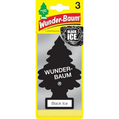 Abbildung von Kunstbaum Black Ice 3er Duftbäumchen Wunderbaum 3 Set Lufterfrischer, Wunder Baum