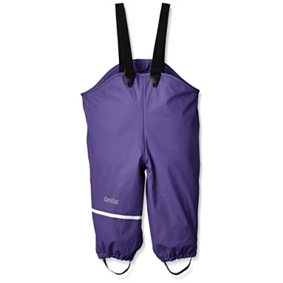 Abbildung von CareTec Kinder Regenlatzhose mit Fleecefutter, Purple (633), 80