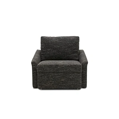 Abbildung von DOMO. collection Sessel Relax, Dauerschläfer, Boxspring Sofa mit Schlaffunktion, Schlafsessel, Gästebett, Schlafsofa 108 x 96 86 cm (BxTxH), schwarz