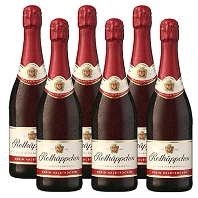 Abbildung von Rotkäppchen Sekt Rubin Halbtrocken, 6er Pack (6 x 750 ml)