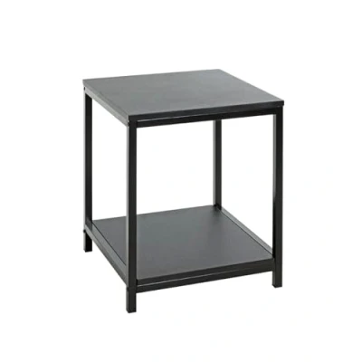 Abbildung von HAKU Möbel Beistelltisch schwarz, MDF, Metall Maße: B 40 cm x H 50 T cm, Style: Modern
