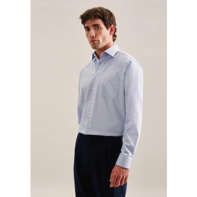 Abbildung von Seidensticker Business Regular Businesshemd, Herren, Größe: 41, Light blue