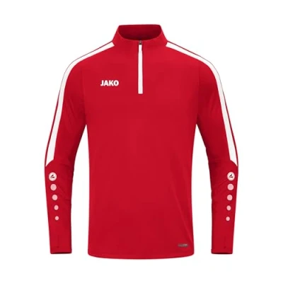 Abbildung von JAKO Power Ziptop Fleecepullover für Kinder, Größe: 164, Rot