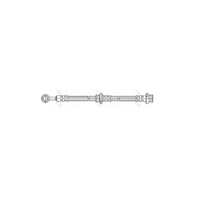 Abbildung von TRW PHD488 Bremsschläuche 615 M10x1 NISSAN: Almera Tino