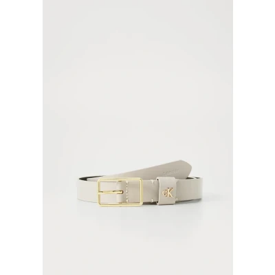 Abbildung von Calvin Klein Classic Buckle Gürtel Chateau/light goldcoloured, Damen, Größe: 75, gold/coloured