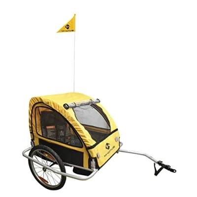 Abbildung von Kinder Und Gepäck Fahrradanhänger M Wave Kids Ride Easy Mit Alu rahmen