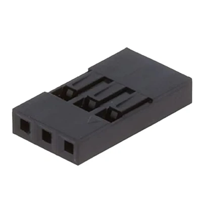 Abbildung von 50 Stück Pinheader Buchsenstecker Raster 2,54mm einreihig 3 polig