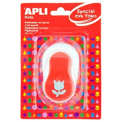 Abbildung von Apli 13299 Motivstanzer für Papier und Schaumstoff &quot;EVA&quot;, Tulpe, 25,4 mm