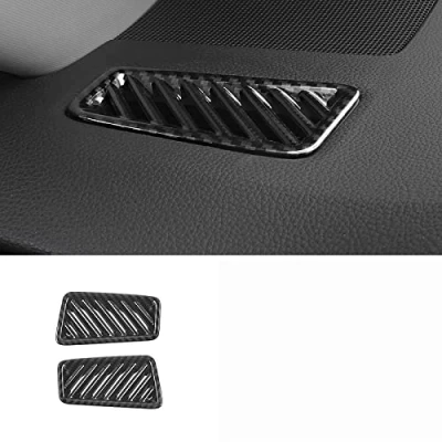Abbildung von HIGH FLYING für RAV4 XA50 2019 2022 Interieur A/C Gitter Dekor ABS Kunststoff Kohlefaserfarbe 4 Stück