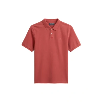 Abbildung von Marc O&#039;Polo Regular Poloshirt, Herren, Größe: Small, Tall poppy