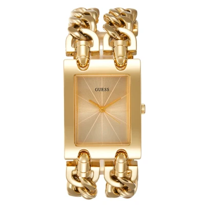 Abbildung von Guess Ladies Trend Uhr goldcoloured, Damen, Größe: One Size, Gold coloured