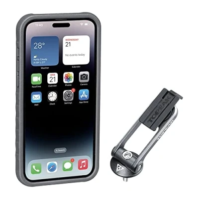 Abbildung von TOPEAK RideCase Handyhülle für iPhone 14 Pro Max mit Halter schwarz