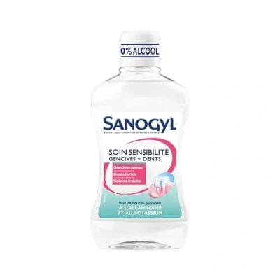 Abbildung von Sanogyl Mundwasser, Sensibilität, Zahnfleisch und Zähne, 0% Alkohol, 500 ml