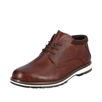 Abbildung von Rieker Schnürstiefelette, Herren, Größe: 43, Braun Schuhe