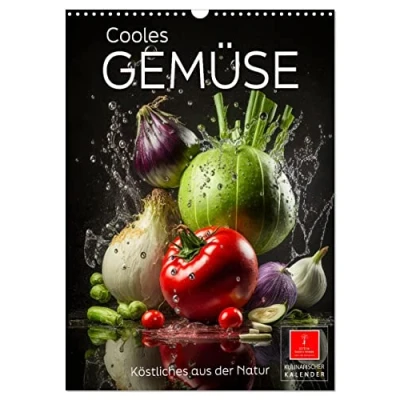 Abbildung von Cooles Gemüse (Wandkalender 2025 DIN A3 hoch), CALVENDO Monatskalender
