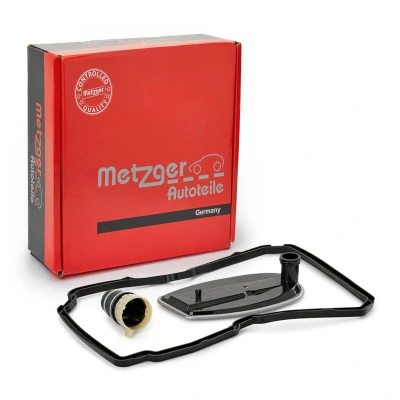 Abbildung von METZGER 8020031 Hydraulikfiltersatz, Automatikgetriebe mit Dichtung Stecker MERCEDES BENZ: C Klasse Limousine, E Limousine