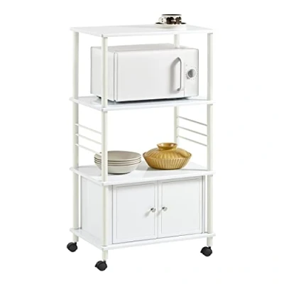 Abbildung von SoBuy® Küchenwagen, Regal mit Rollen, Küchenregal, FRG12 W