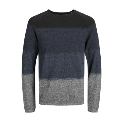 Abbildung von JACK &amp; JONES Herren Strickpullover Rundhals Basic Langarm Sweater Baumwolle Shirt JJEHILL