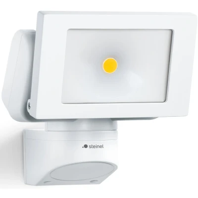 Abbildung von Steinel LED Strahler LS 150 weiß, 14,7 W Fluter, 1375 lm, schwenkbarer Kopf, neutralweiße LEDs (4000 K), IP44