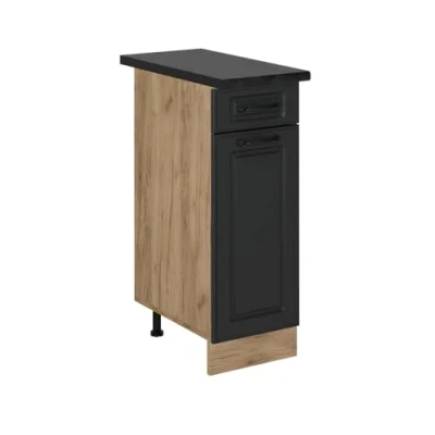 Abbildung von Vicco Küchenunterschrank R Line, Anthrazit Landhaus, 30 cm, AP