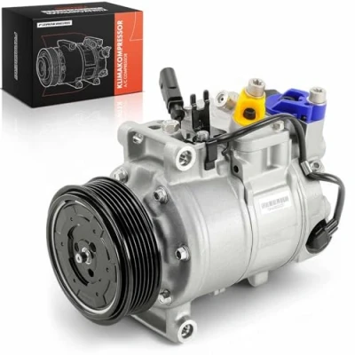 Abbildung von Frankberg Kompressor Klimaanlage Kompatibel mit A4 8E2 B6 8EC B7 1.6L 3.0L 2000 2008 A6 4F2 C6 2.0L 2.7L 2004 2011 Exeo 3R2 2013 Replace# 4F0260805G