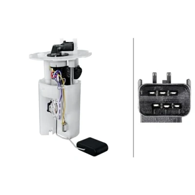 Abbildung von HELLA 8TF 358 306 541 Kraftstoff Fördereinheit mit Dichtung, Tankgeber elektrisch Benzin CHEVROLET: Aveo / Kalos Limousine